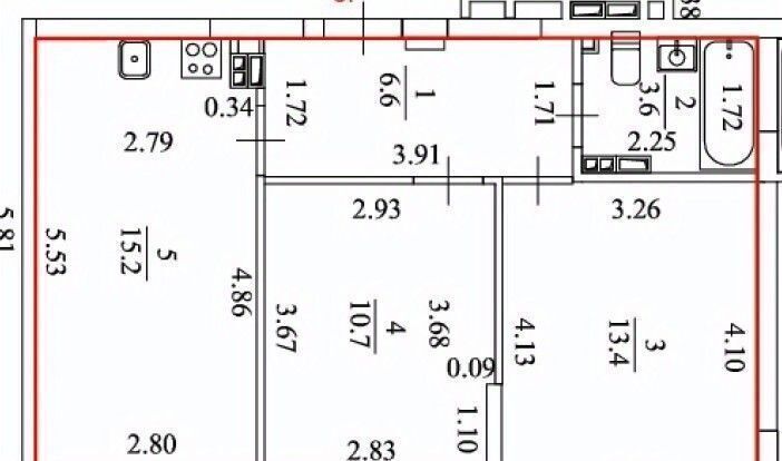 квартира г Екатеринбург Геологическая ул Тенистая 6/2 фото 22