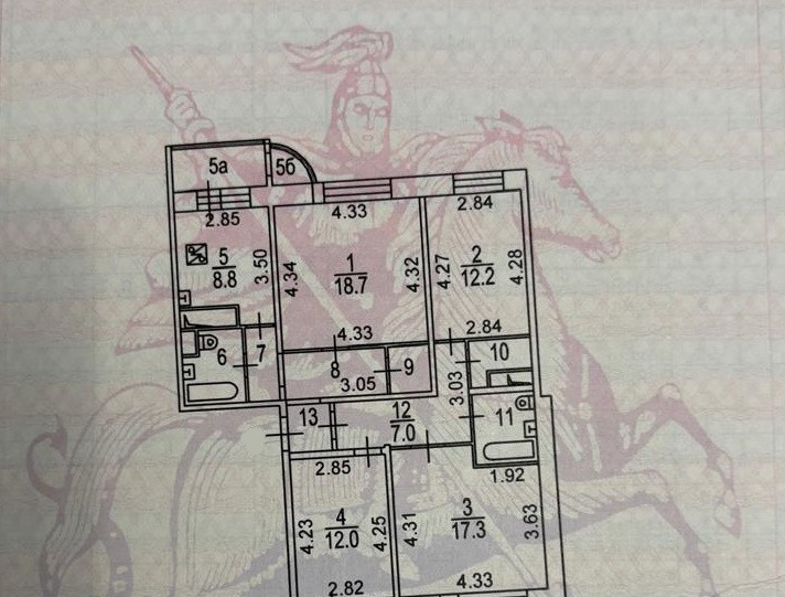квартира г Москва линия 9-я Северная Физтех, 23 к 1 фото 2