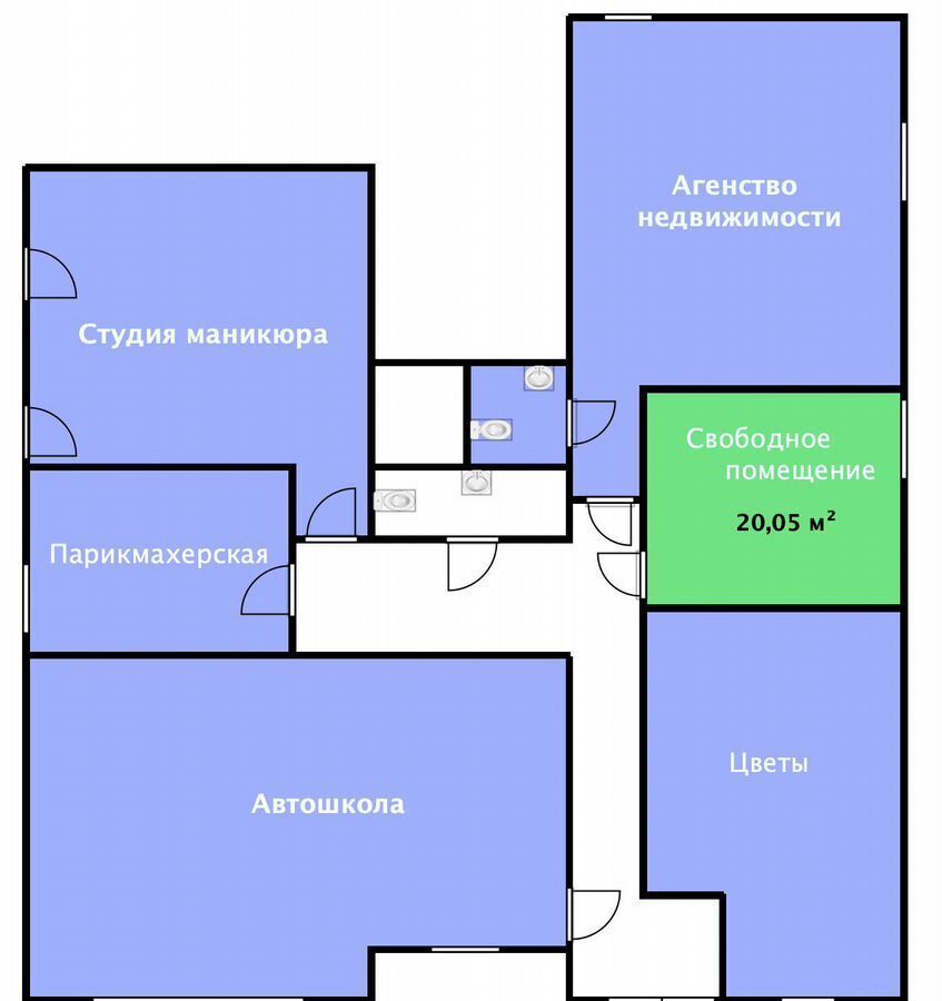 офис г Новосибирск р-н Дзержинский Берёзовая роща пр-кт Дзержинского 14/3 фото 2