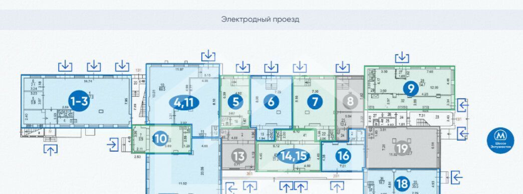 торговое помещение г Москва проезд Электродный 16 Шоссе Энтузиастов фото 2