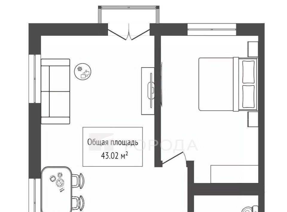 квартира г Новосибирск Золотая Нива ул Никитина 128 фото 24