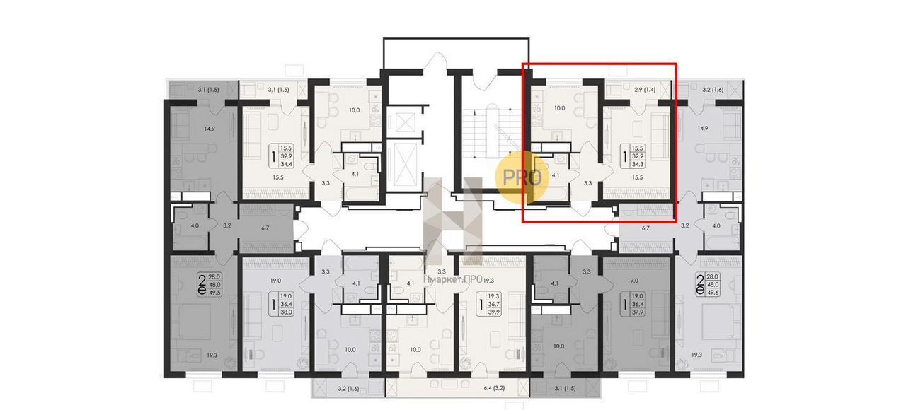 квартира г Воронеж р-н Центральный ул Шишкова 19 д. 140Б фото 6