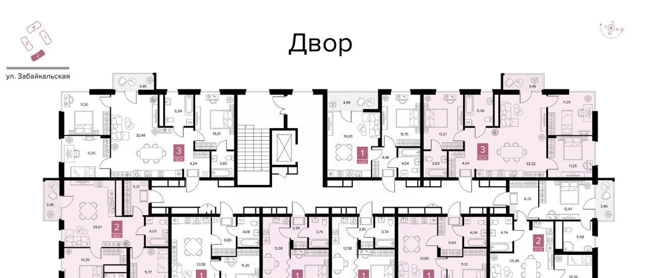 квартира г Рязань р-н Московский ул Забайкальская фото 4