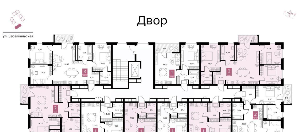 квартира г Рязань р-н Московский ул Забайкальская фото 4