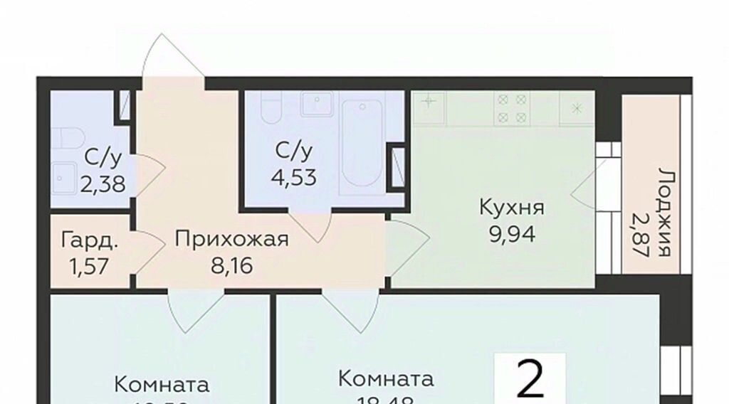 квартира г Воронеж р-н Ленинский ул Матросова фото 1