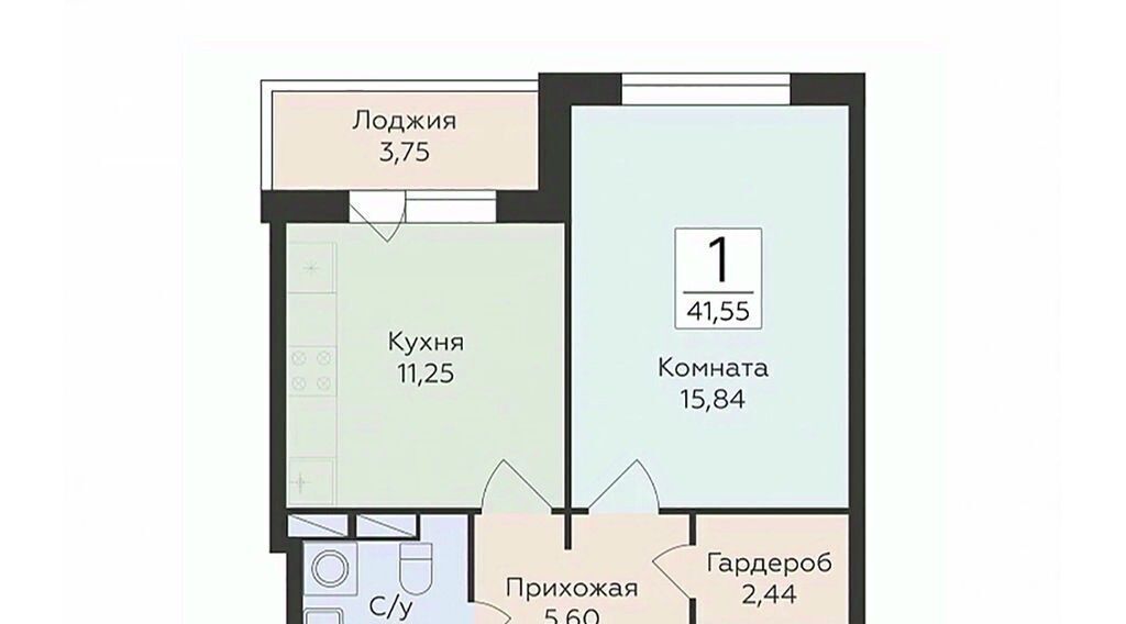 квартира г Воронеж р-н Ленинский ул Чапаева 68б фото 1