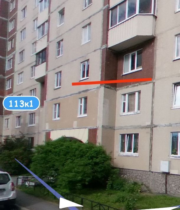квартира г Санкт-Петербург ул Савушкина 113к/1 Старая Деревня фото 18