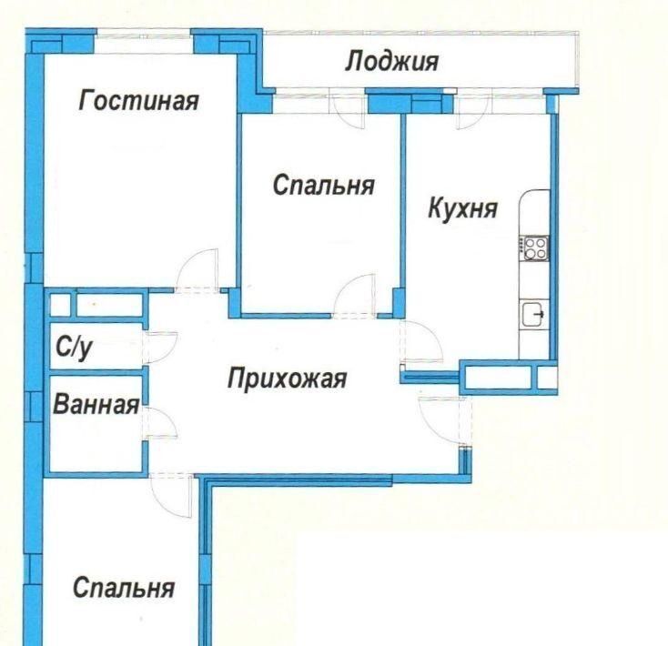 квартира р-н Малоярославецкий г Малоярославец ул Коммунальная 33 ЖК «Маклинское поле» городское поселение Малоярославец фото 17