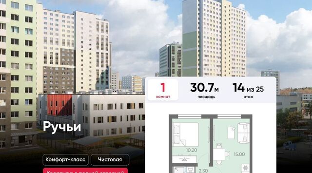 метро Академическая дом 12к/2 ЖК «Ручьи» округ Полюстрово фото