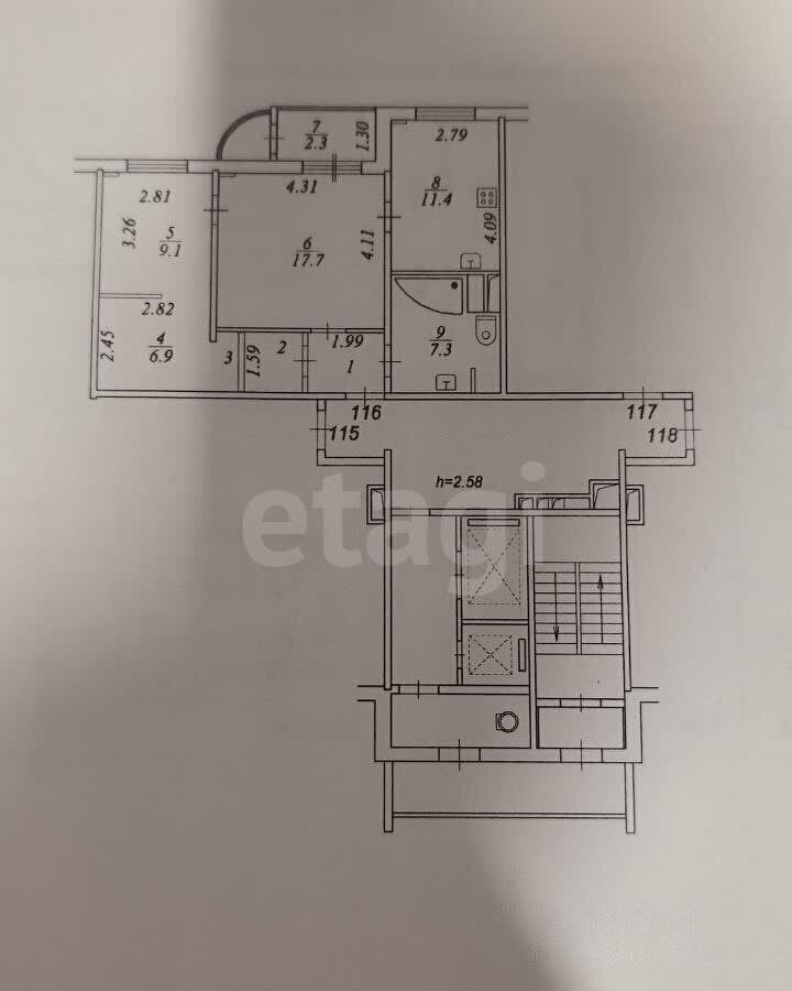 квартира г Балашиха проезд Мирской 10 Новокосино, Балашиха фото 14