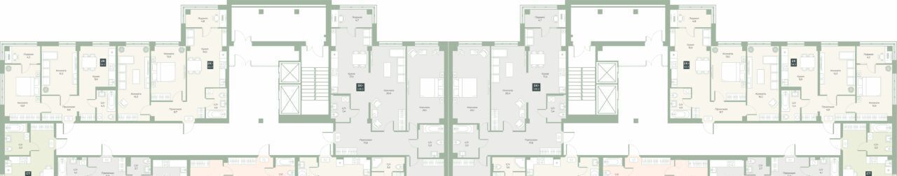 квартира г Курган мкр 6а п Заозерный ул Витебского 5к/3 жилрайон фото 2