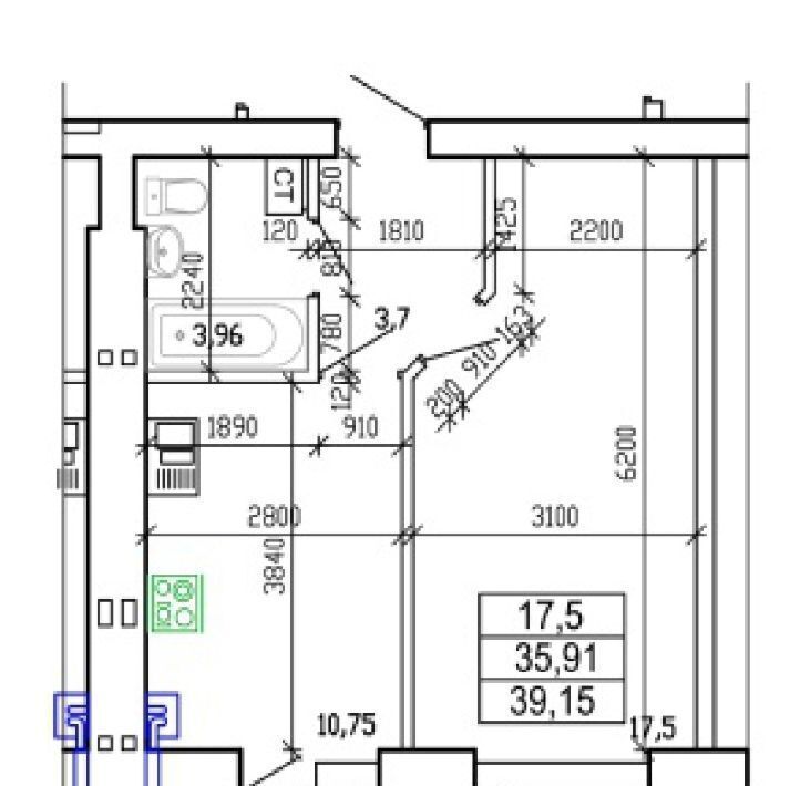 квартира г Элиста мкр 5 фото 3