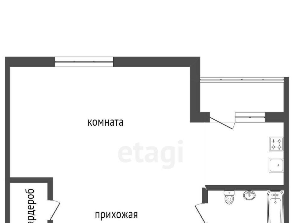 квартира г Красноярск р-н Советский ул Авиаторов 21 фото 2