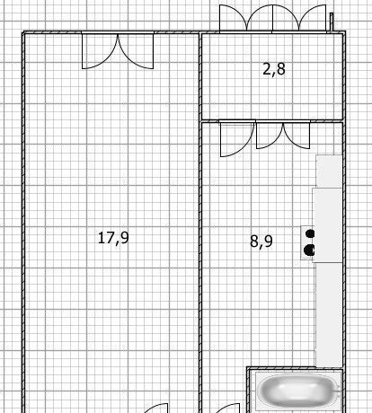 квартира г Уфа р-н Кировский ул Бакалинская 33/1 фото 18