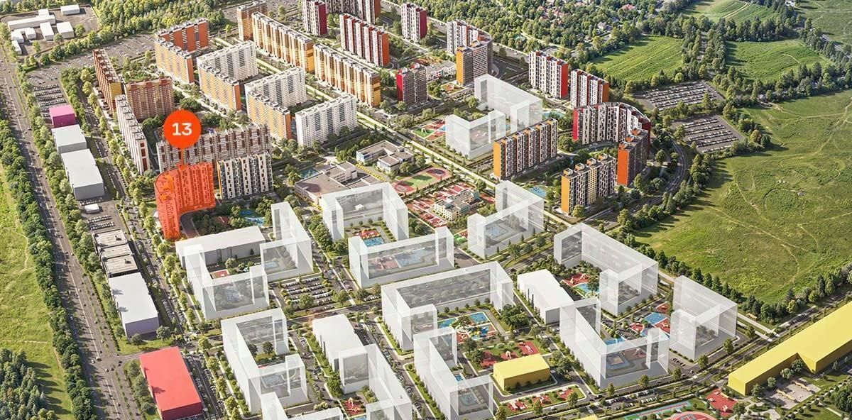 квартира г Домодедово Домодедово Парк жилой комплекс, к 13, Подольск фото 4