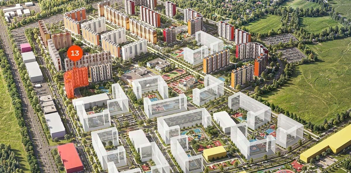 квартира г Домодедово Домодедово Парк жилой комплекс, к 13, Домодедовская фото 4