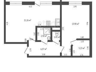 квартира г Ульяновск ул Рябикова 70к/2 фото 1