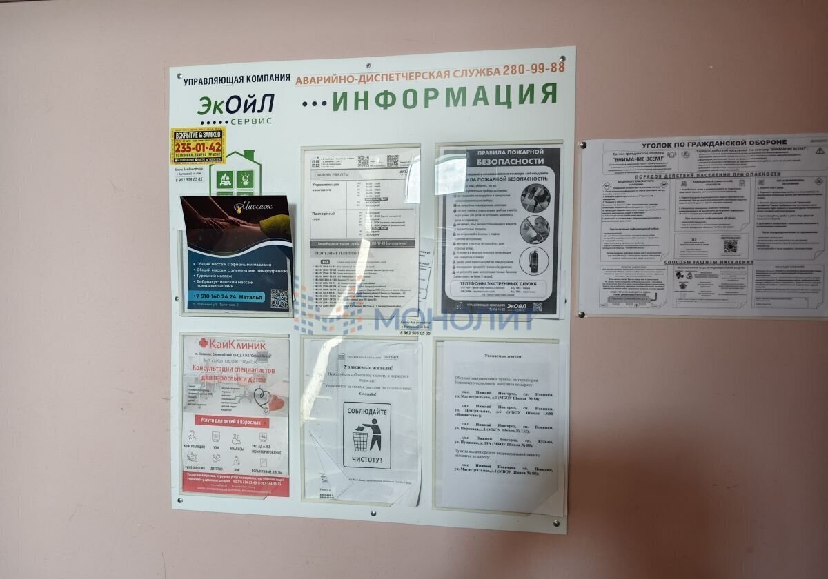 квартира г Нижний Новгород ул Полярная 2 сельский пос. Новинки фото 12