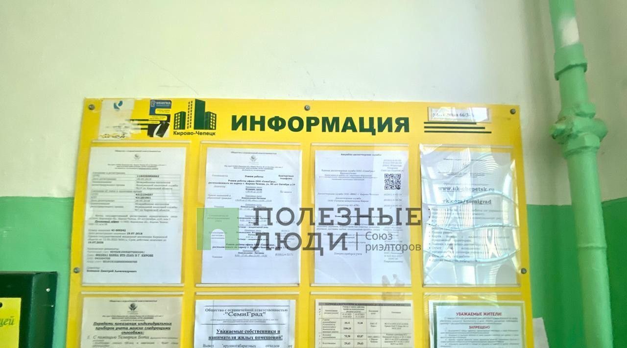 квартира г Кирово-Чепецк ул Ленина 66к/3 фото 22
