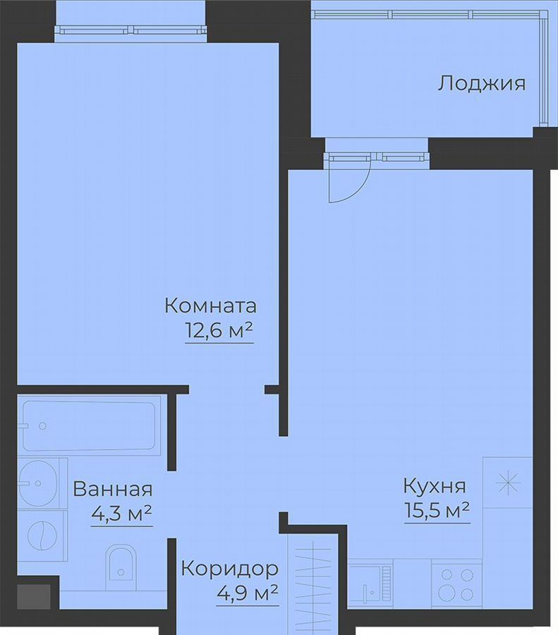 квартира р-н Рыбинский г Рыбинск Западный ул Корнева з/у 113 фото 1