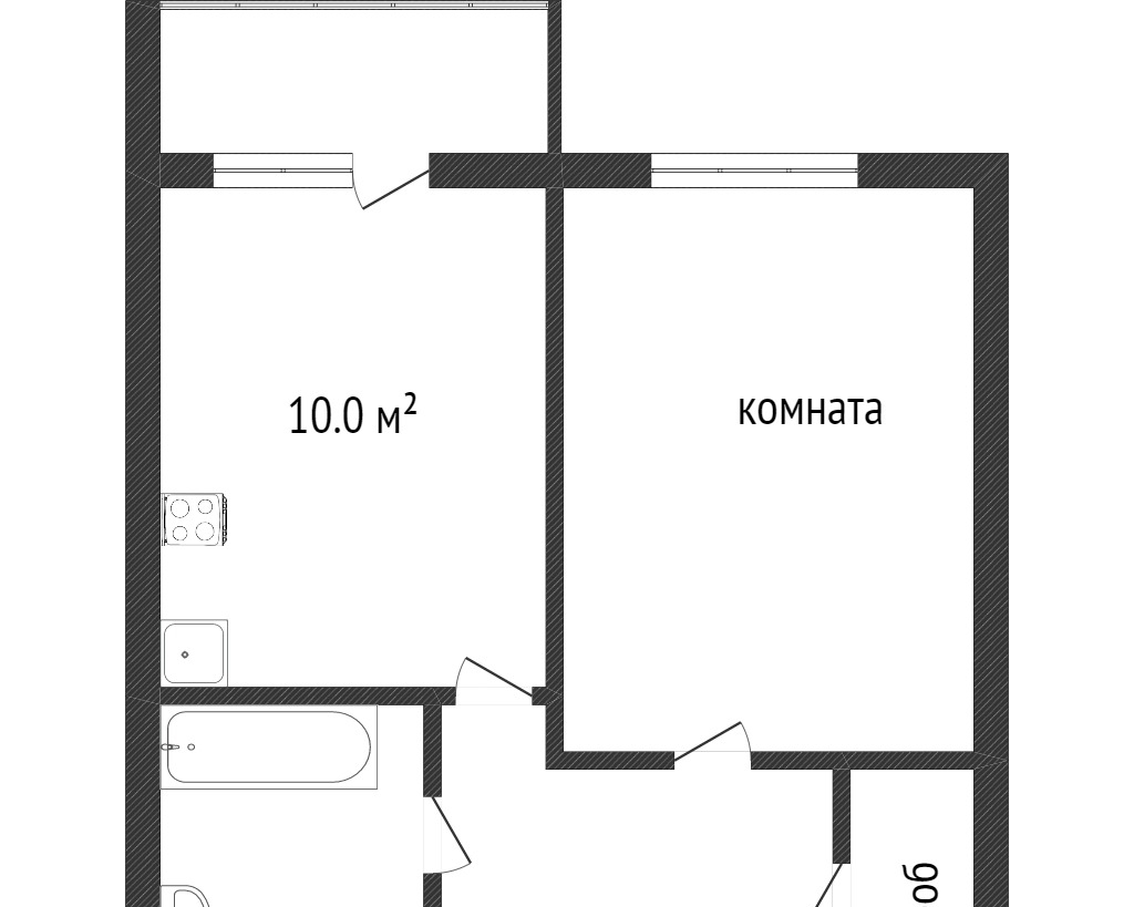 квартира г Воронеж р-н Коминтерновский Историка Костомарова, 46/3 фото 29