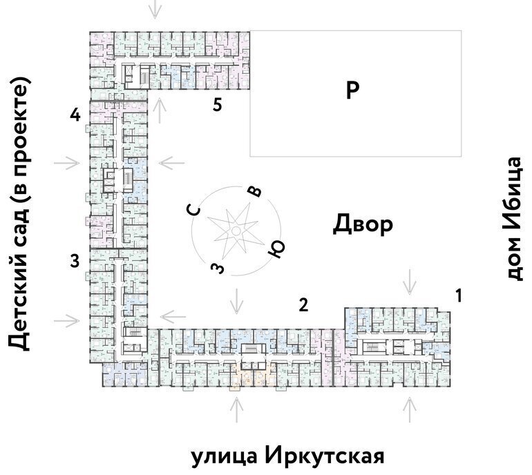 квартира г Тюмень ДОК ул Ярославская ЖК Остров-сад Калининский административный округ фото 2