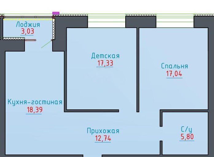 квартира г Оренбург р-н Ленинский ул Неплюева 4 ЖК «Дубки» фото 16