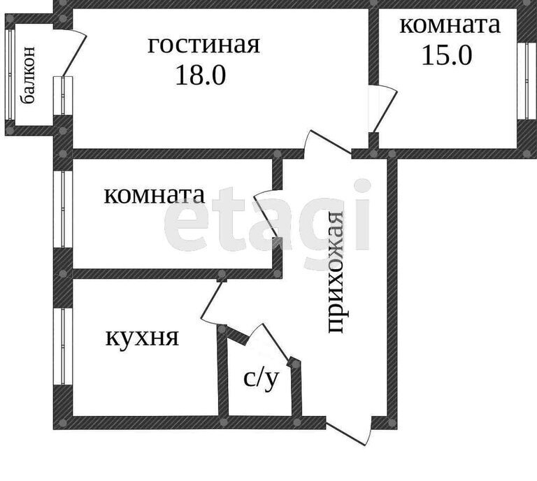 квартира г Миасс ул 8 Марта 151 фото 1