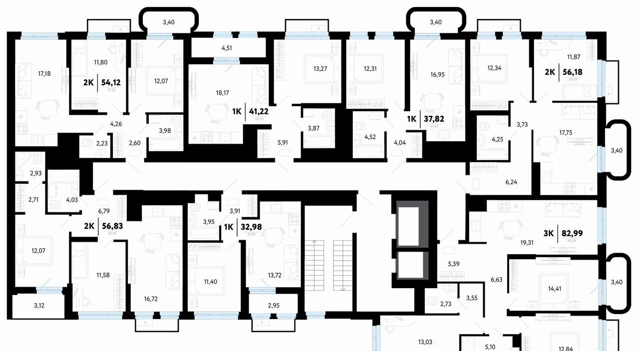 квартира г Тюмень р-н Калининский ул Василия Малкова 32 фото 2