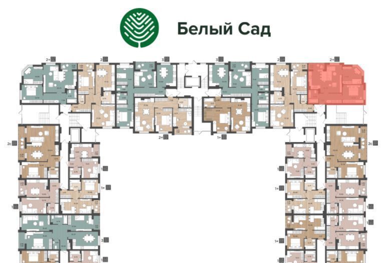 квартира г Калининград р-н Московский ул Интернациональная 16 ЖК «Белый сад» фото 3