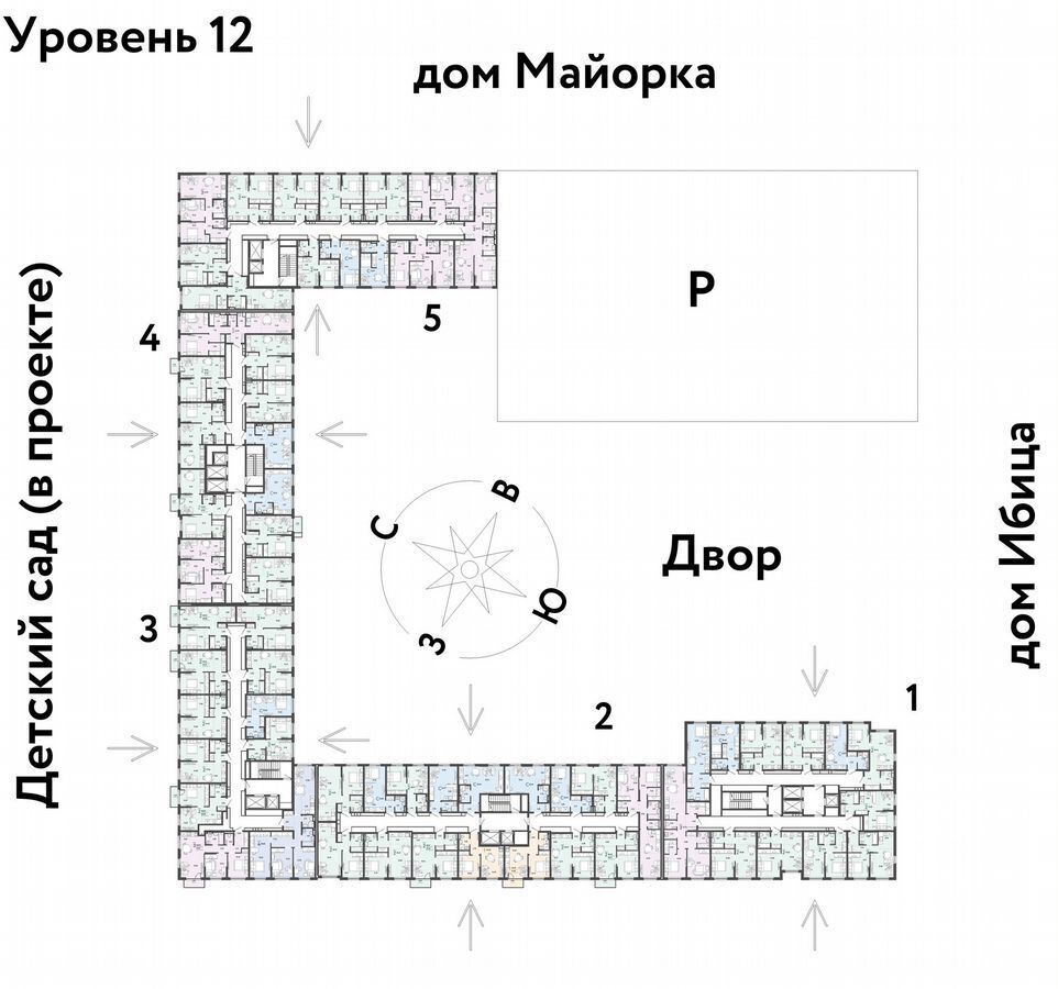 квартира г Тюмень р-н Калининский ул Иркутская 14 ЖК Остров-сад корп. 1 фото 3