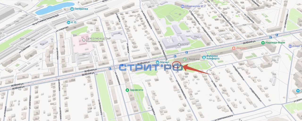 торговое помещение г Коломна ул Зеленая 31 фото 7