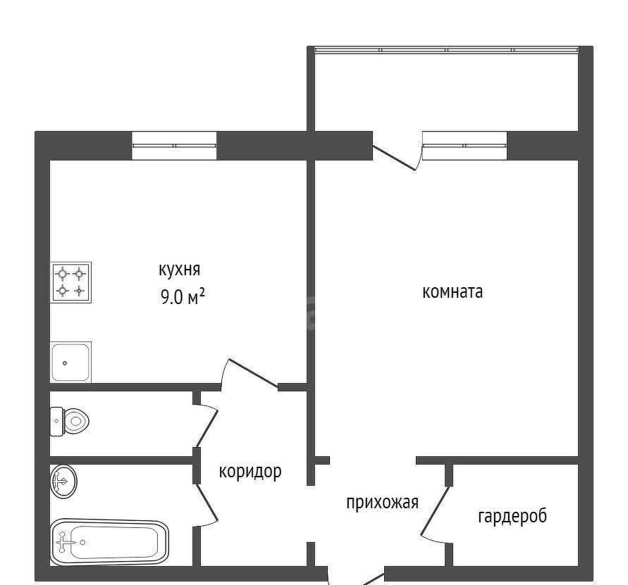 квартира г Красноярск р-н Советский ул 9 Мая 58 фото 18