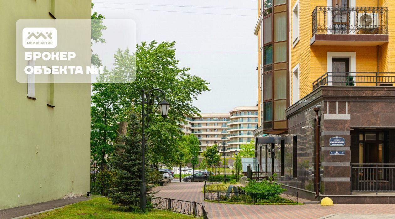 квартира г Санкт-Петербург метро Чкаловская ул Глухая Зеленина 6 фото 42