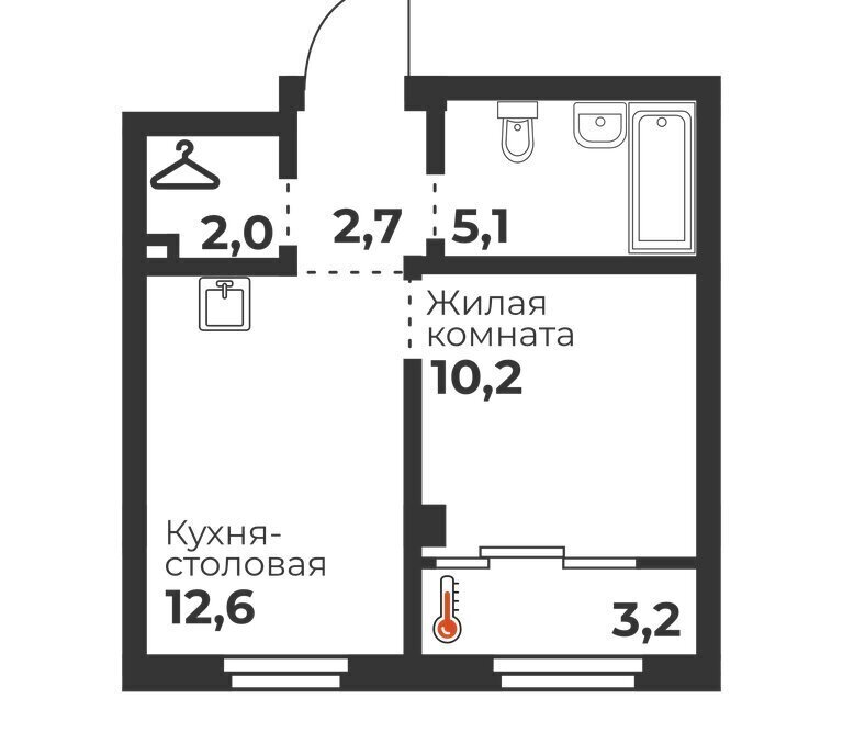 квартира г Челябинск р-н Калининский ул Братьев Кашириных 82/1 фото 1