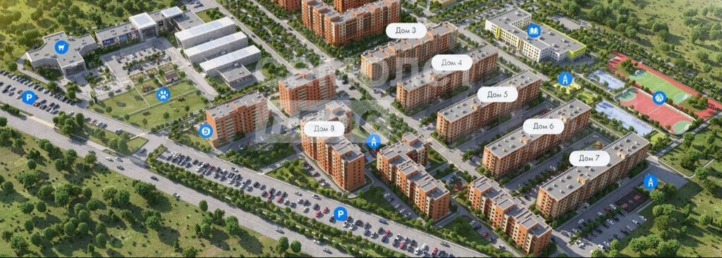 квартира г Рязань р-н Октябрьский ул Малиновая 6 фото 6