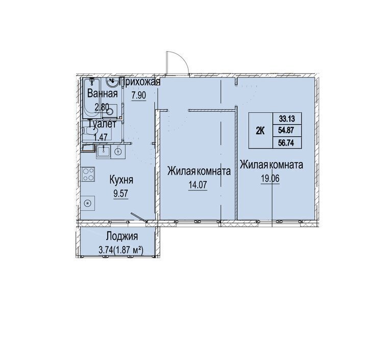 квартира г Нижний Новгород р-н Канавинский Канавинская ул Лесной городок жилой комплекс Новый Город фото 1