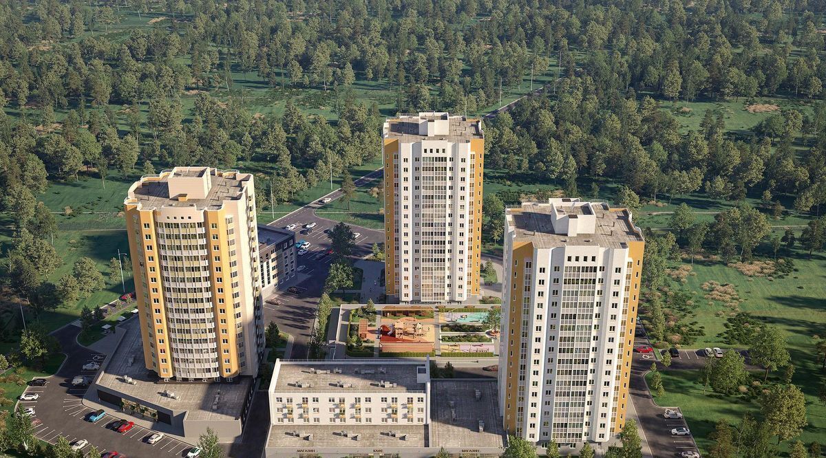 квартира г Тверь р-н Московский ЖК Корона Парк Урбан Парк жилой комплекс фото 4