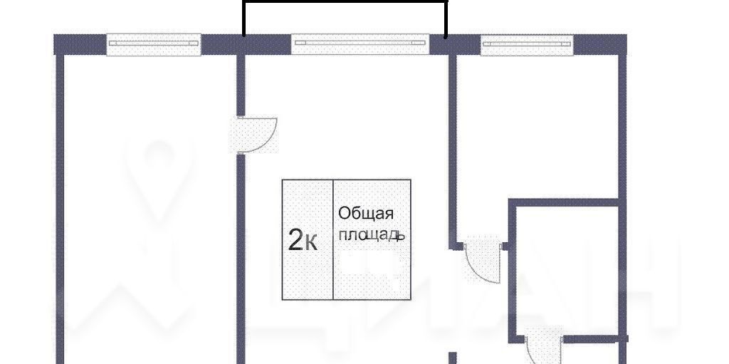 квартира г Нижний Новгород р-н Автозаводский Кировская ул. Героя Советского Союза Васильева, 12 фото 2