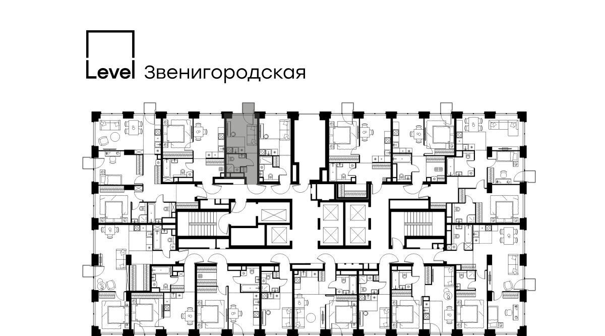 квартира г Москва метро Народное Ополчение Левел Звенигородская жилой комплекс, к 1 фото 2