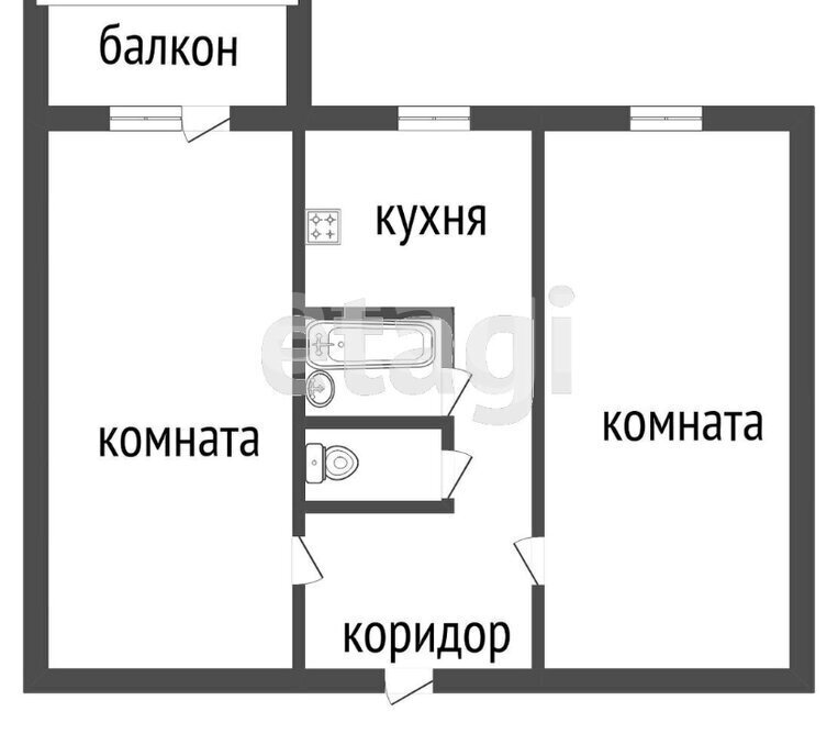 квартира г Курган ул Свердлова 24 фото 1