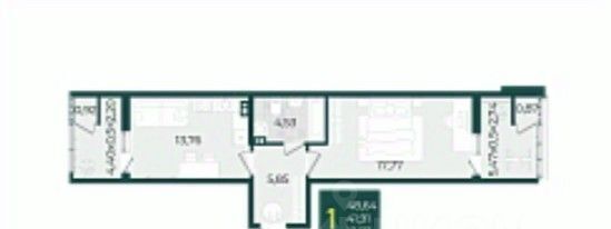 квартира г Краснодар р-н Прикубанский ул Штурвальная 8 ЖК Образцово фото 1