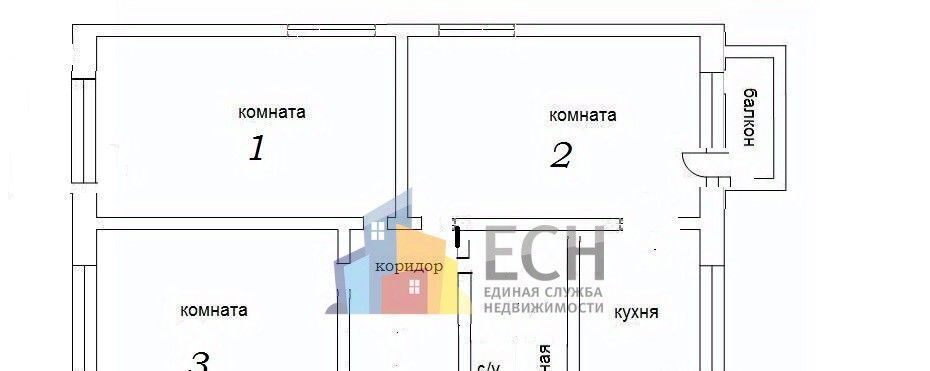 квартира р-н Киреевский г Киреевск ул Комарова 5 фото 12