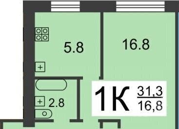 квартира г Нижний Новгород р-н Советский Горьковская ул Бекетова 37 фото 2
