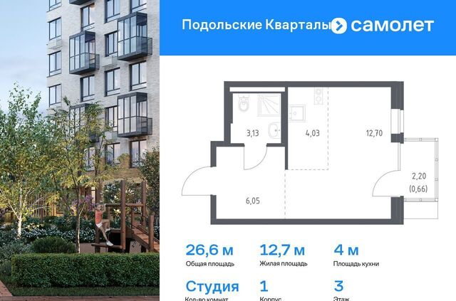 п Рязановское ЖК «Подольские кварталы» метро Щербинка метро Силикатная Новомосковский административный округ, к 1 фото