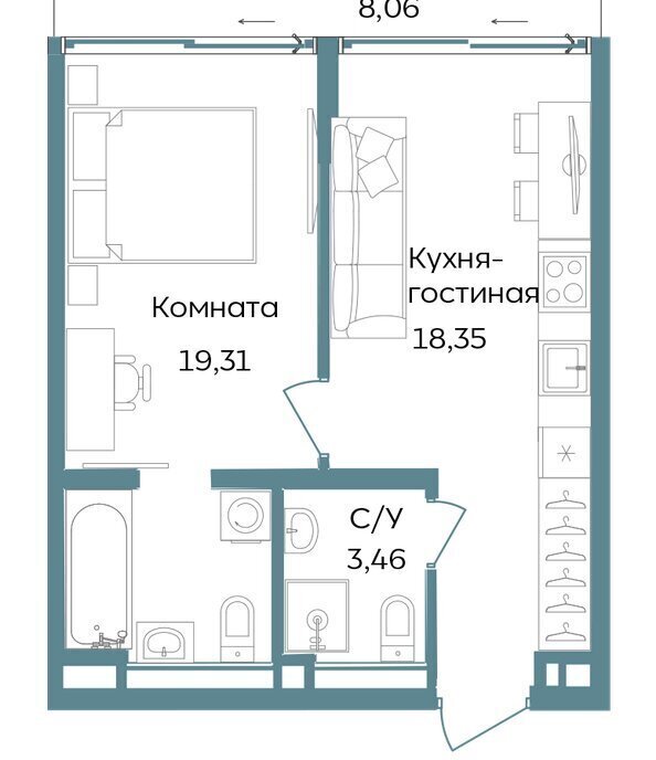 квартира г Саки TEMPO курортный кластер Темпо фото 1