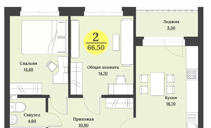 квартира г Ставрополь р-н Октябрьский Северо-Западный ул Лесная 204 фото 1