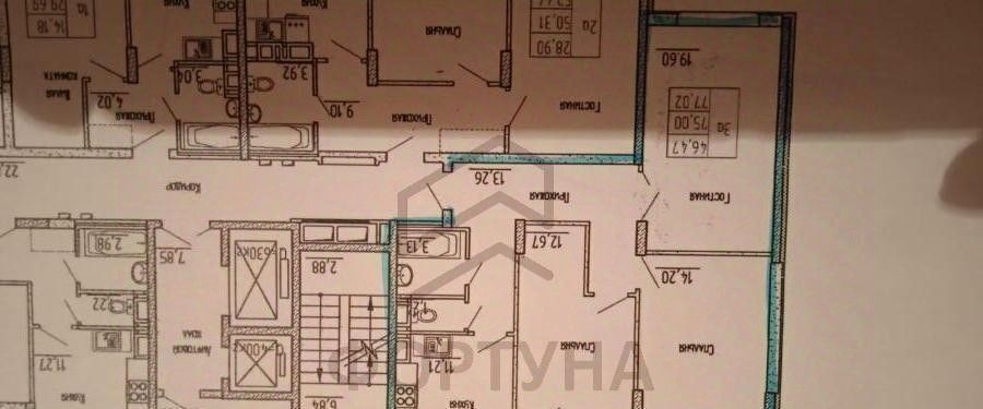 квартира г Воронеж р-н Железнодорожный ул Артамонова 34ж фото 16