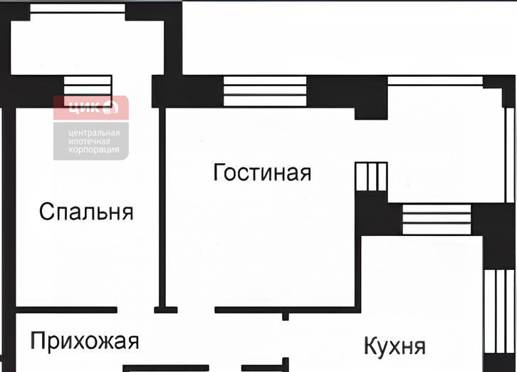 квартира г Рязань р-н Советский Центральный проезд Окский 2б ЖК «Дом на Окском» фото 2
