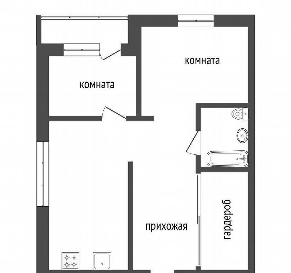 квартира г Красноярск р-н Центральный ул Мужества 24 фото 18